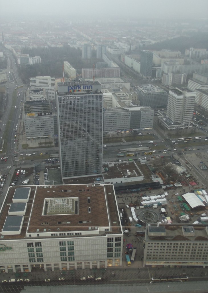View from the Fernsehenturm, facing east