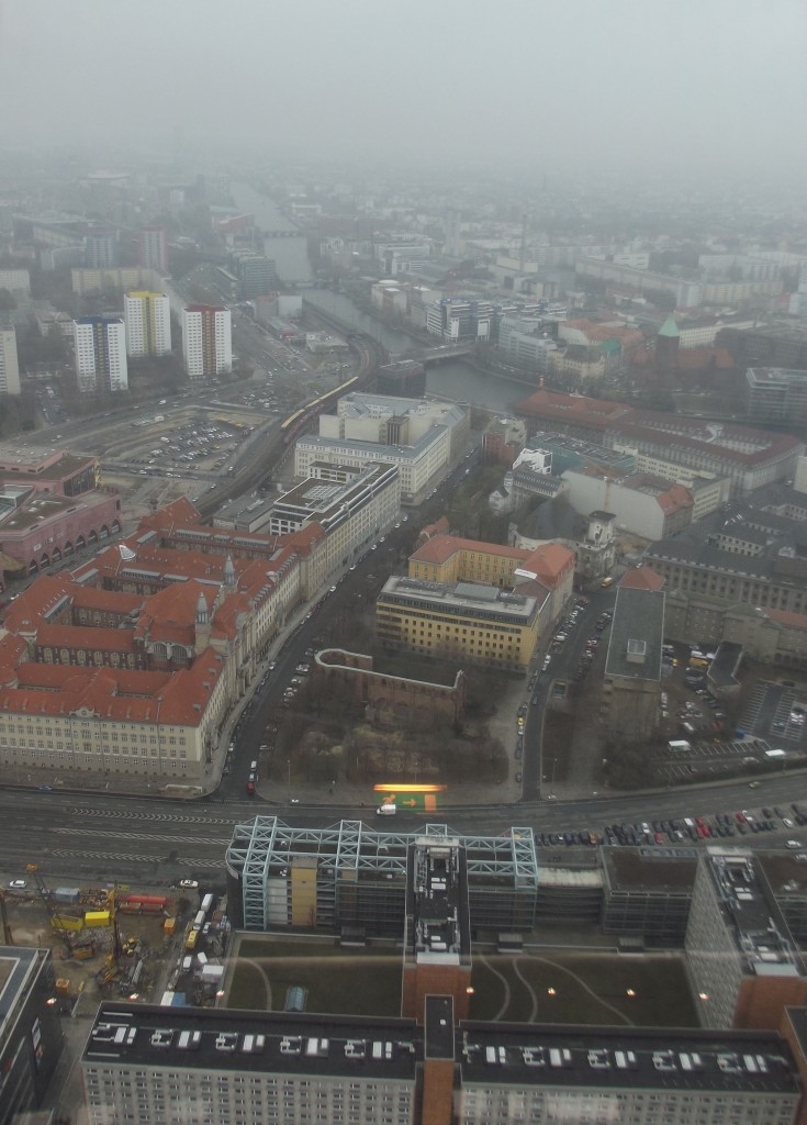 View from the Fernsehenturm, facing SE
