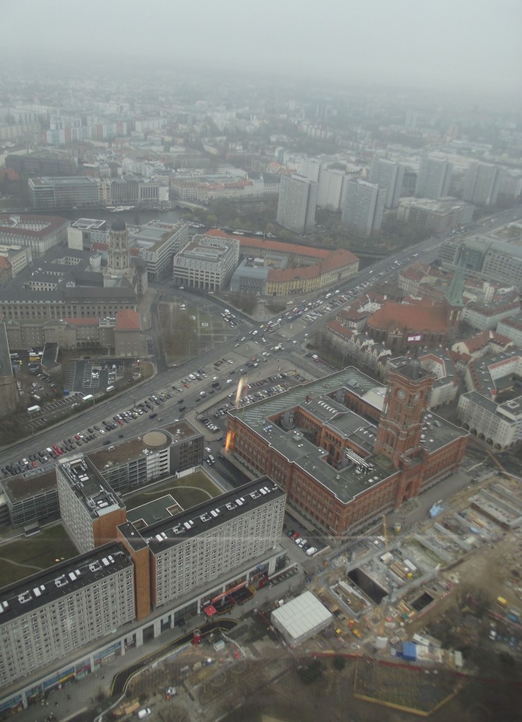 View from the Fernsehenturm, facing south