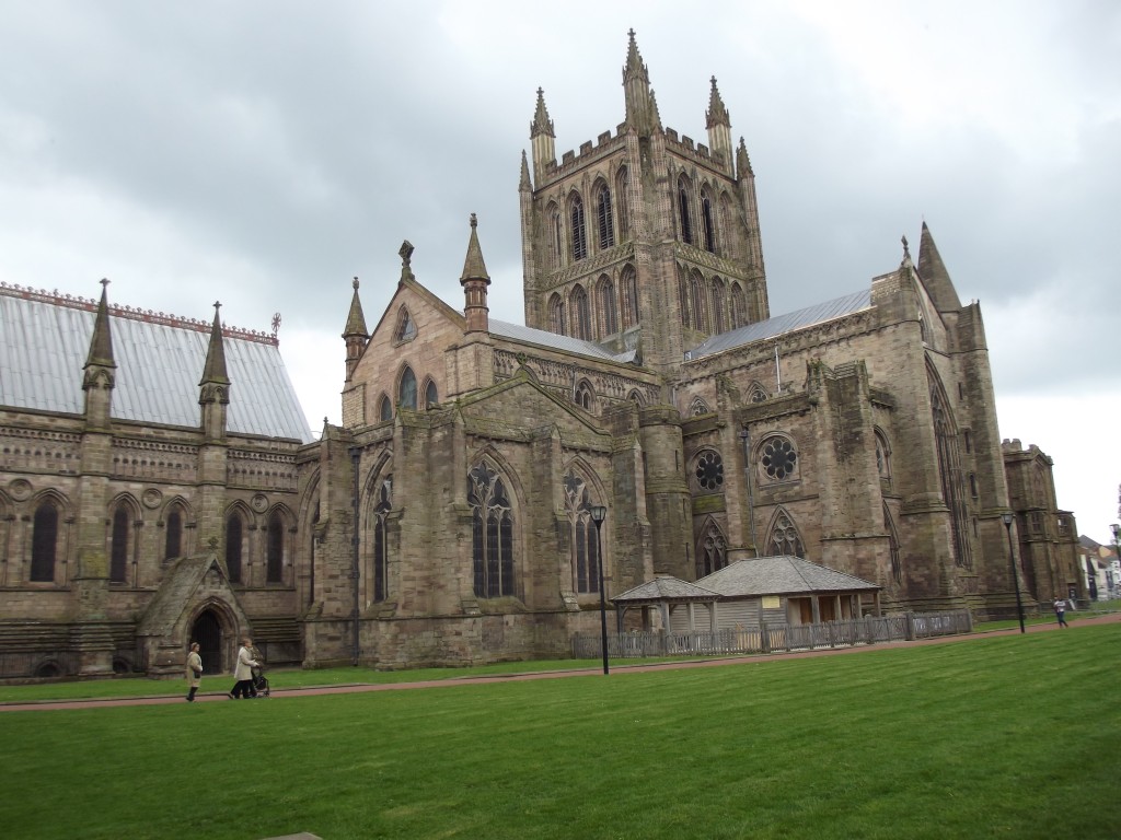 Hereford Cathedral (NOTE: this is cheating as I took this picture last year!)