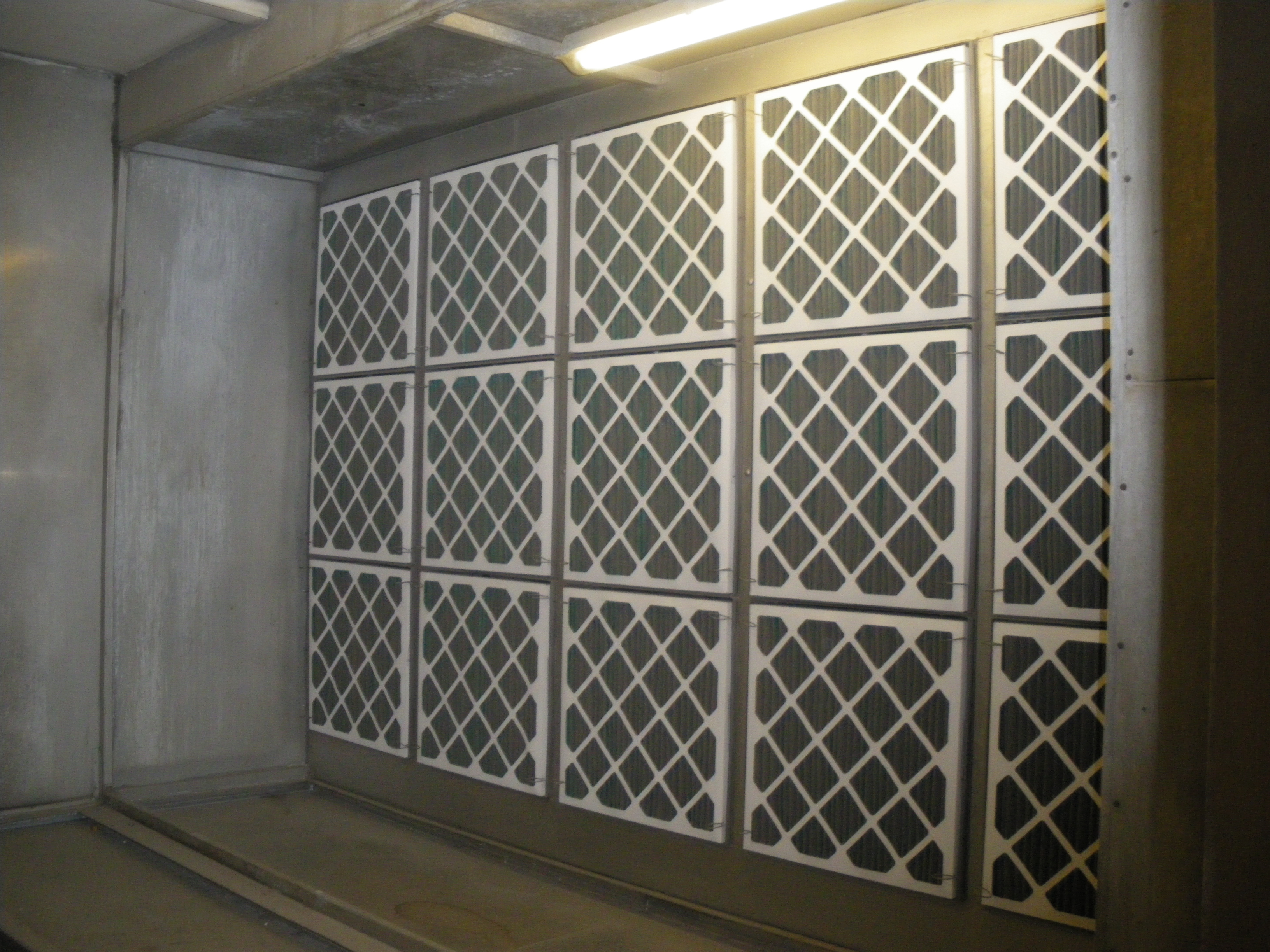 Print Floor ventilation plant - pleated air filters