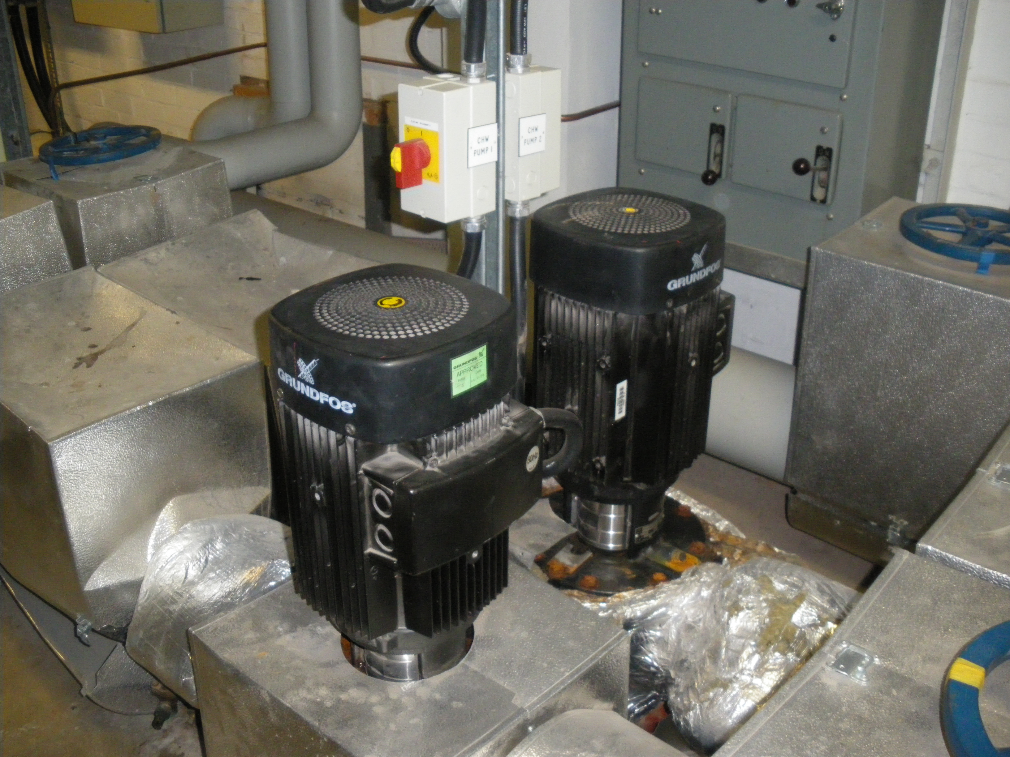 Grundfos chilled water pumps