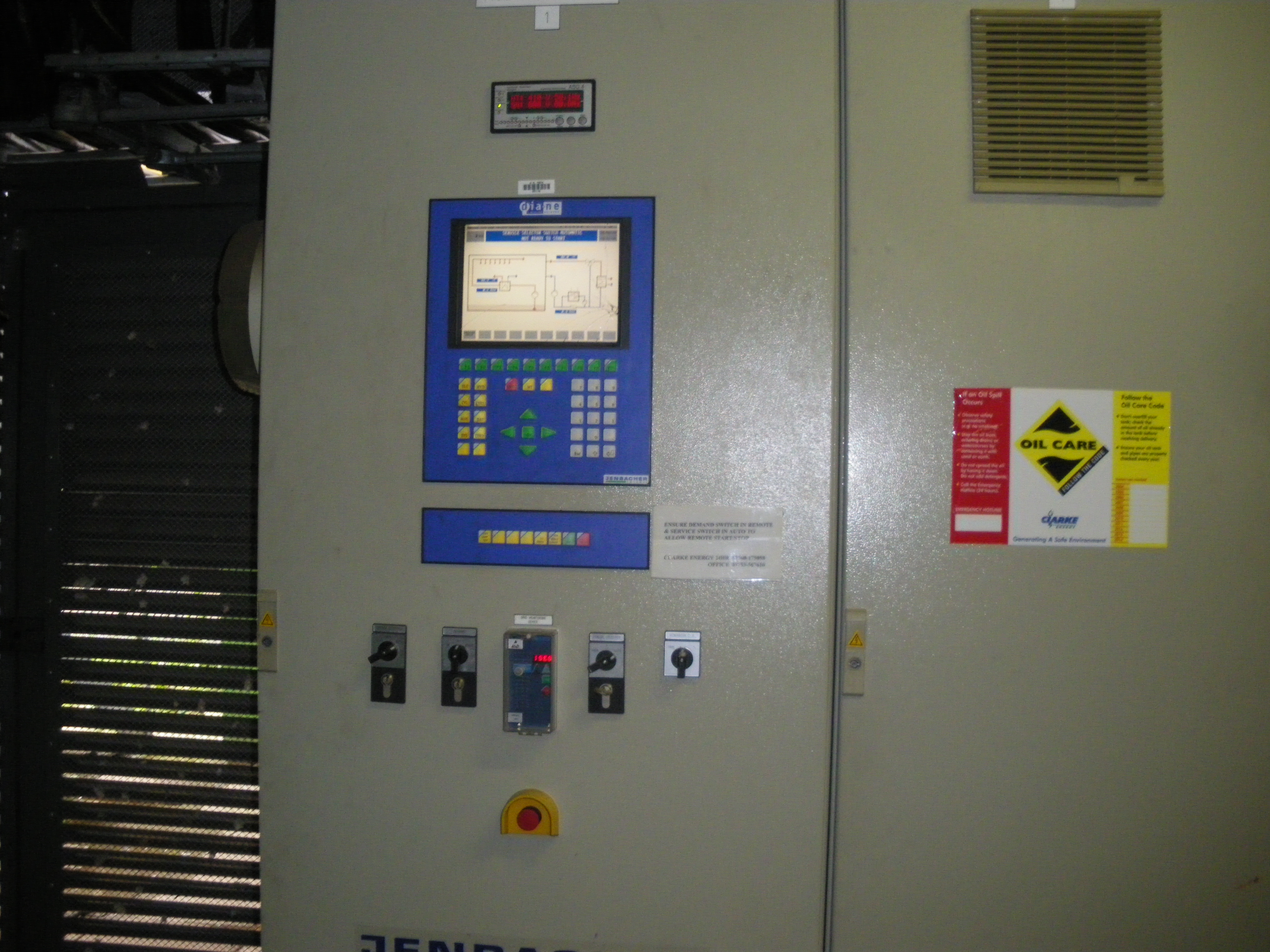 CHP control panel