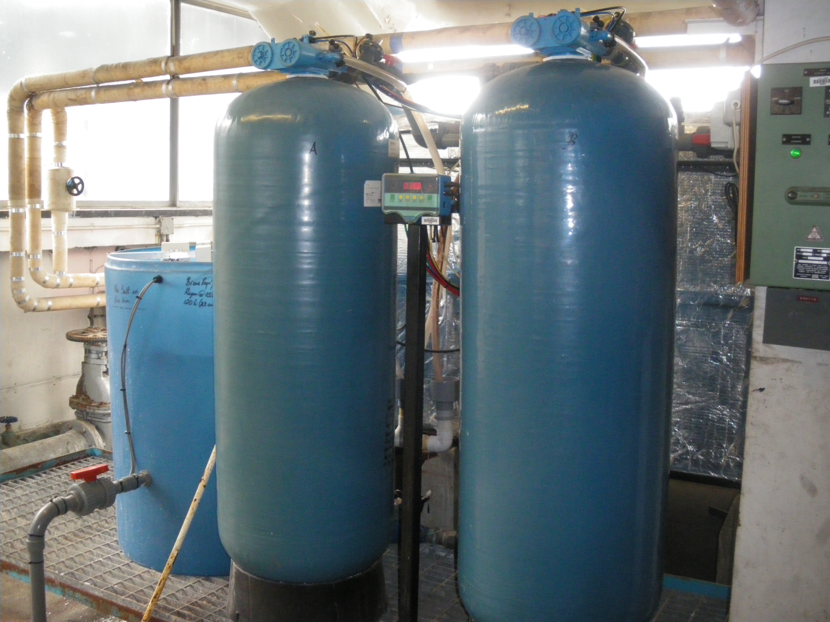 Cooling tower water treatment plant