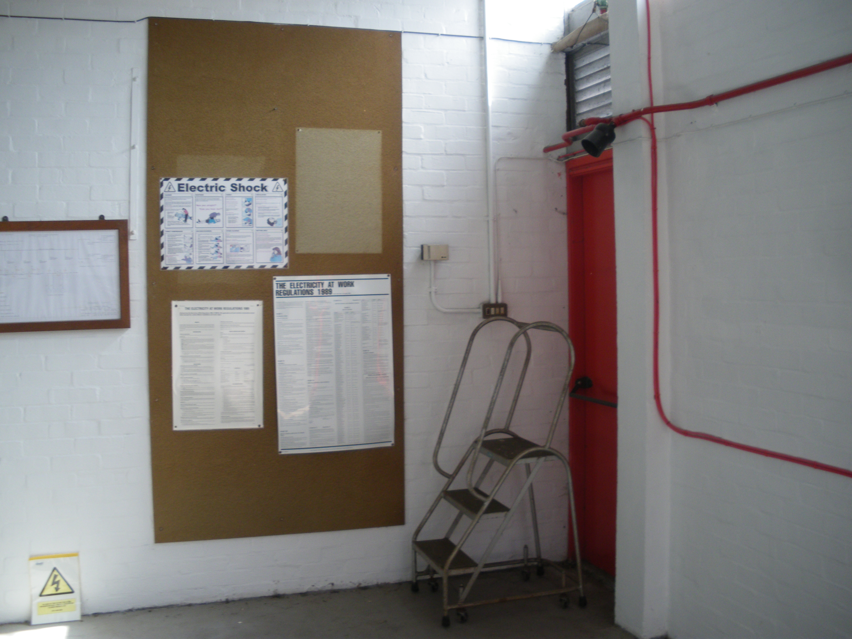 Empty space inside the Substation, SE side.