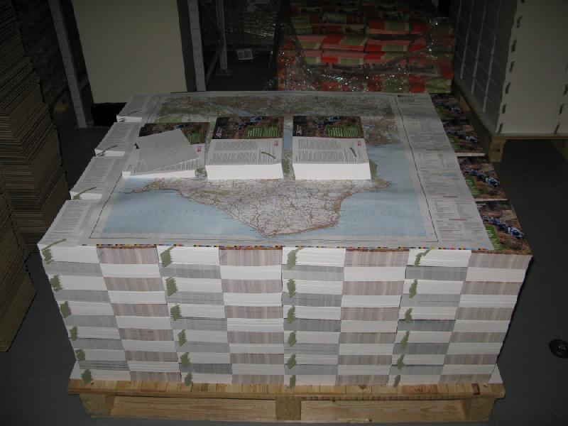W09 - stack of bespoke maps
