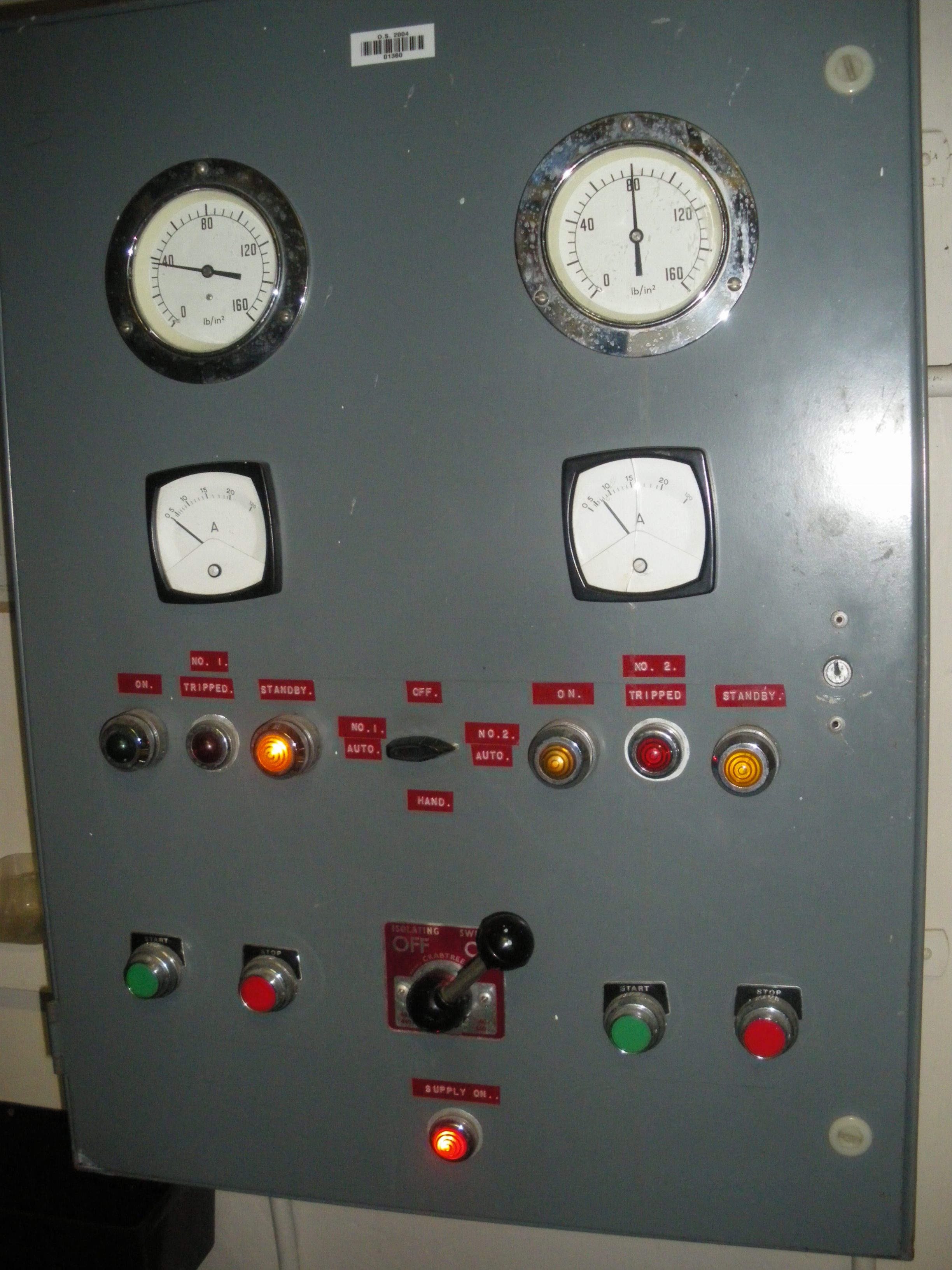 Control panel for Water booster pumps