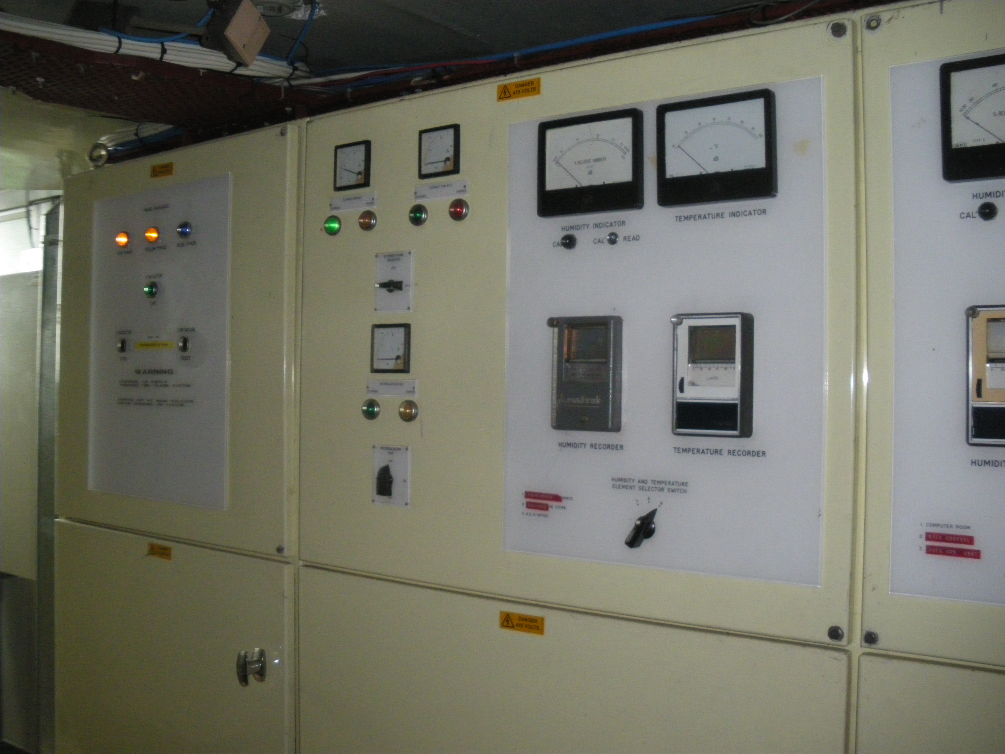 Control panel for plant room by W404
