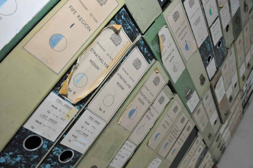 W301 - box files of county files