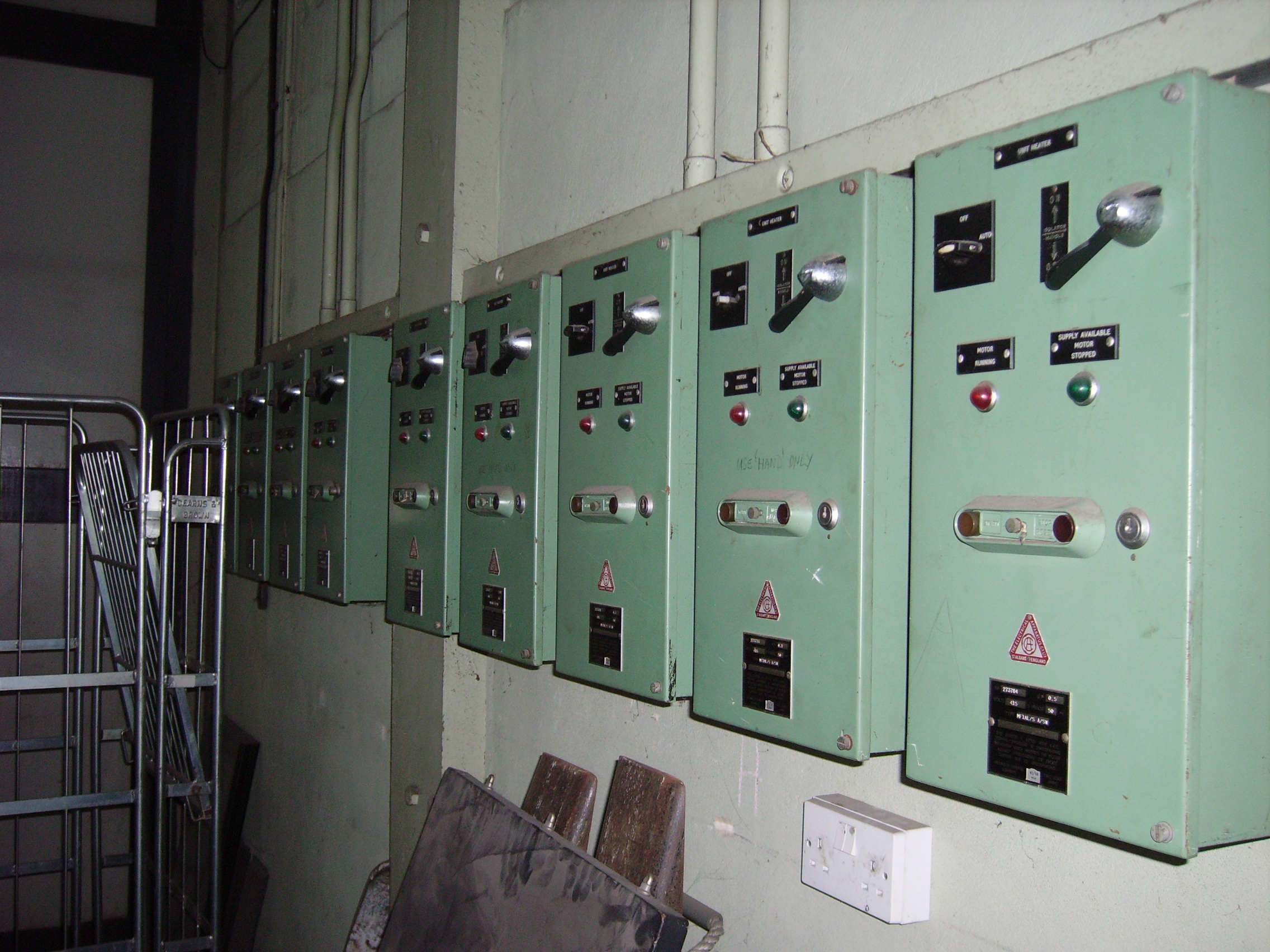 Unit heater controls in the Bilby Store