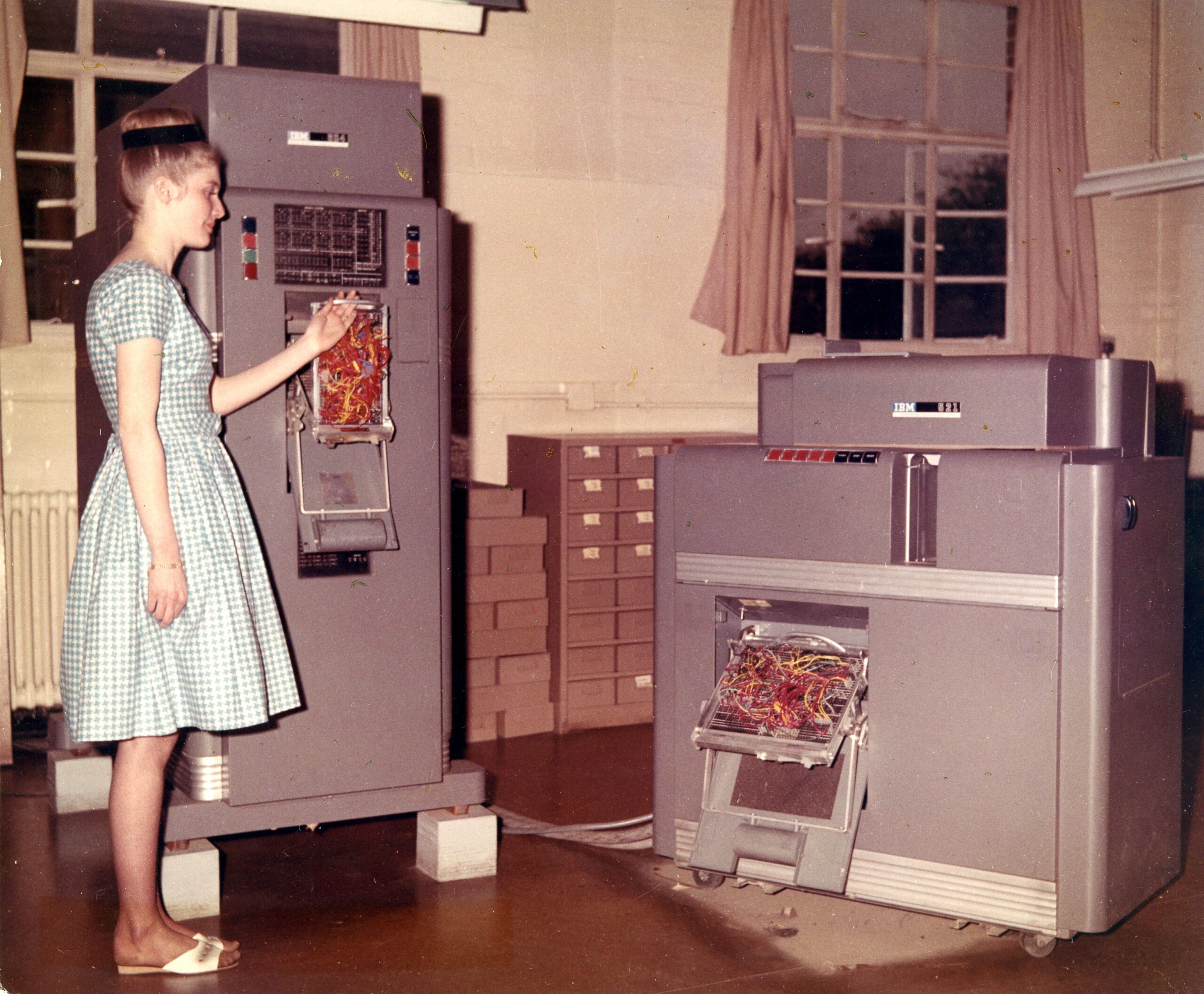 IBM 604 and 521 computation equipment at Chessington