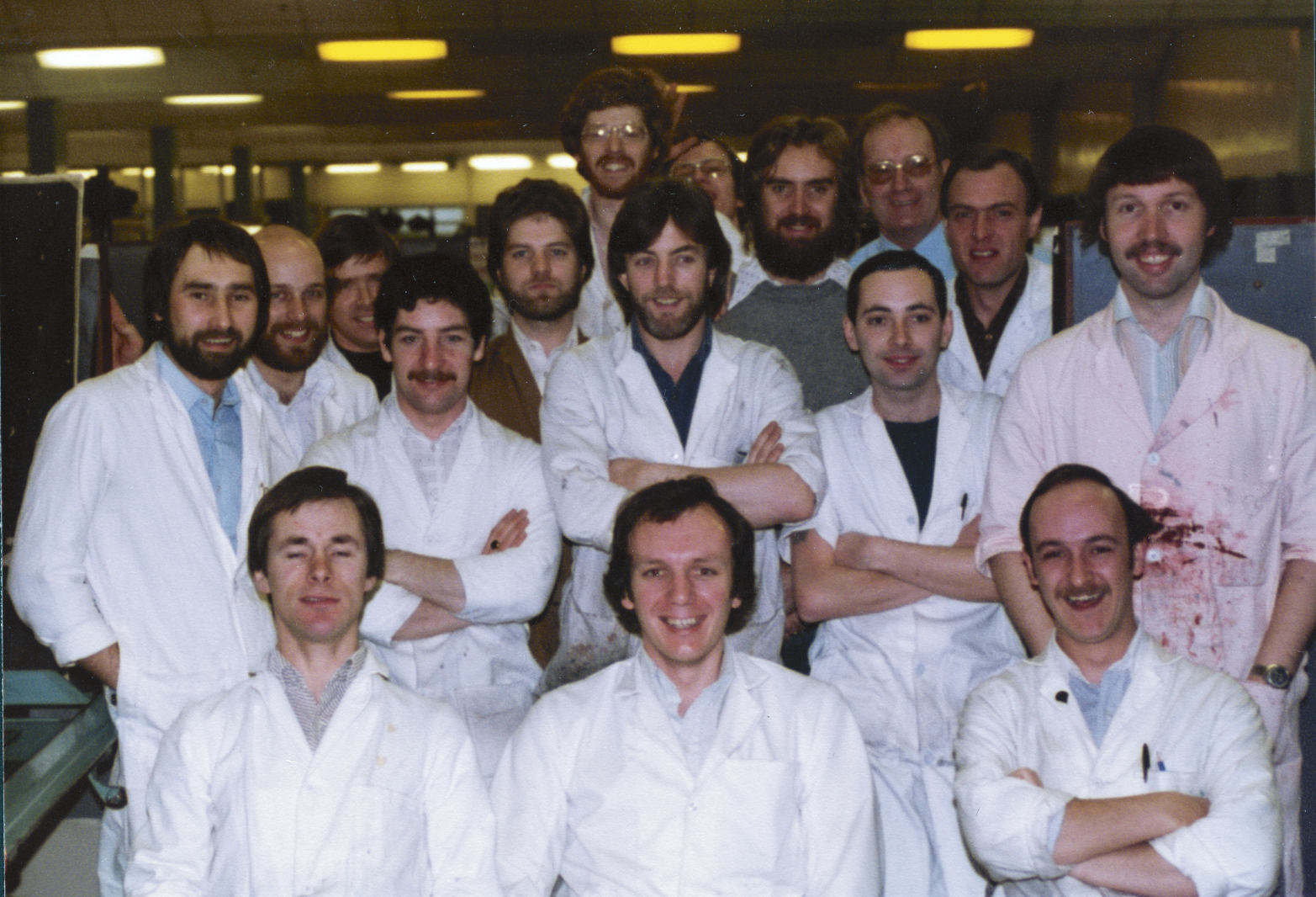 PLC staff, early 1980s