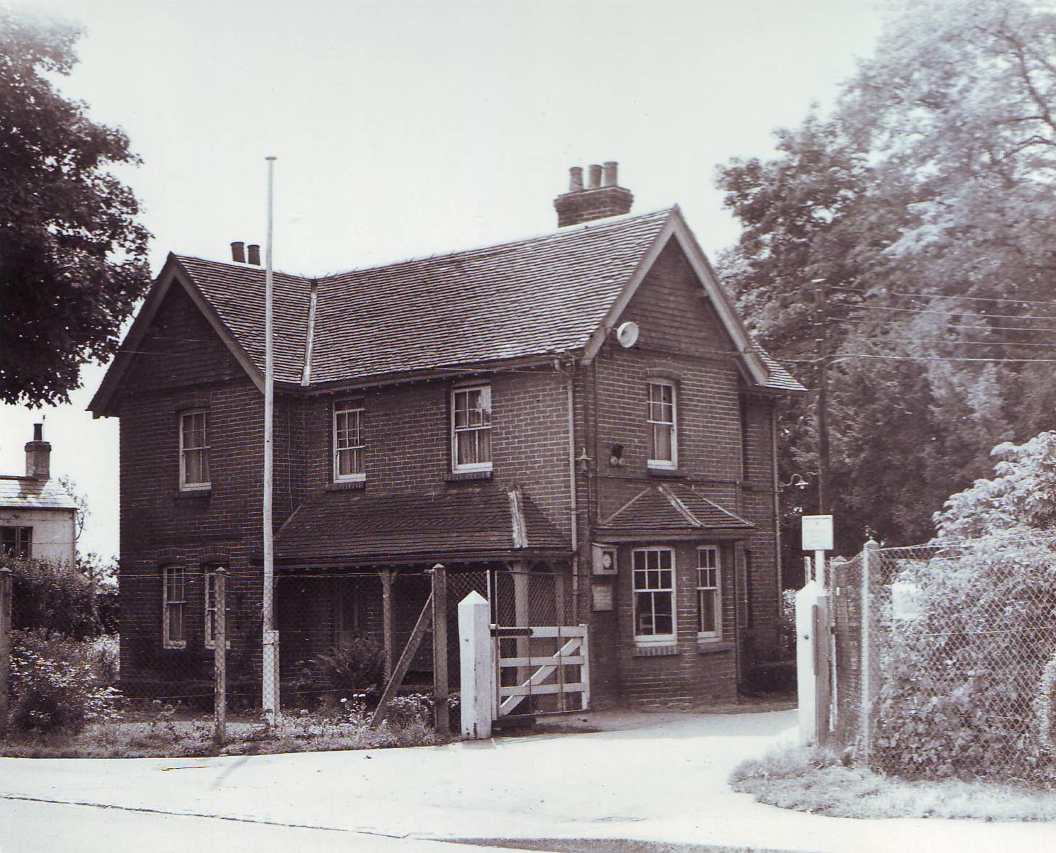 The Lodge at the entrance to the Crabwood House estate