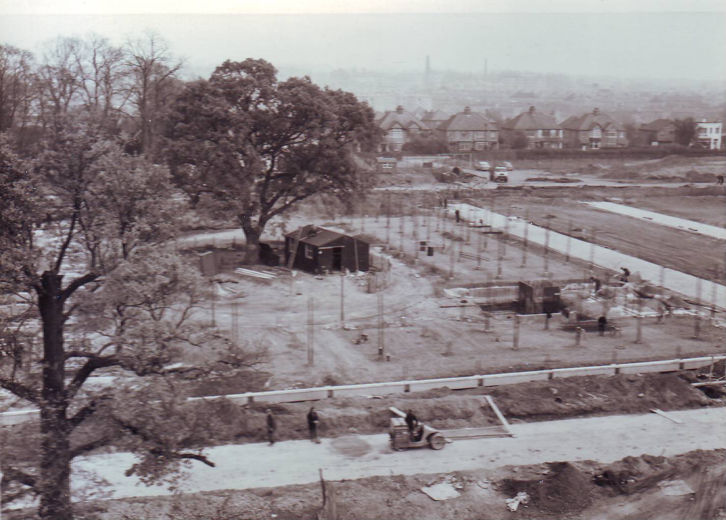 Foundations for North Block on 6 Nov 1964