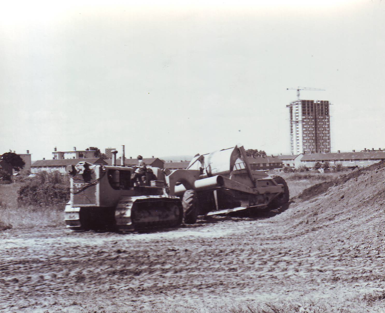 Site clearance works, Jul 1964