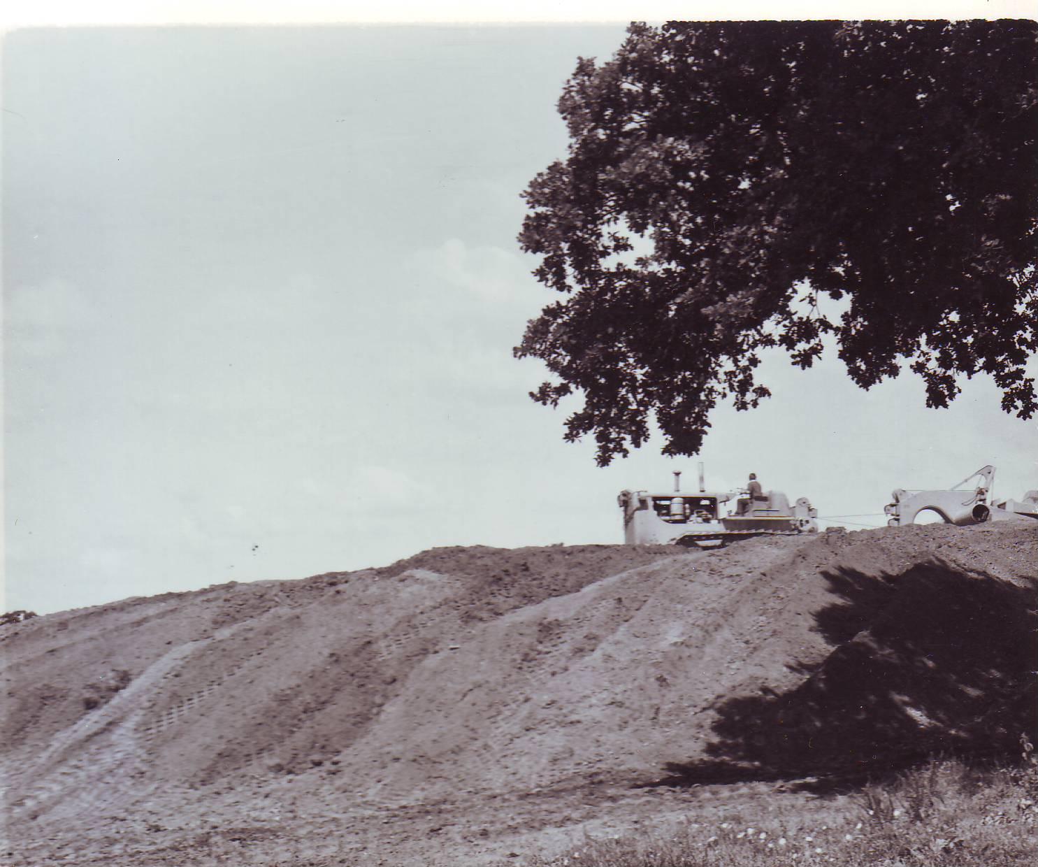 Groundwork at Maybush in the early stage, Jul 1964
