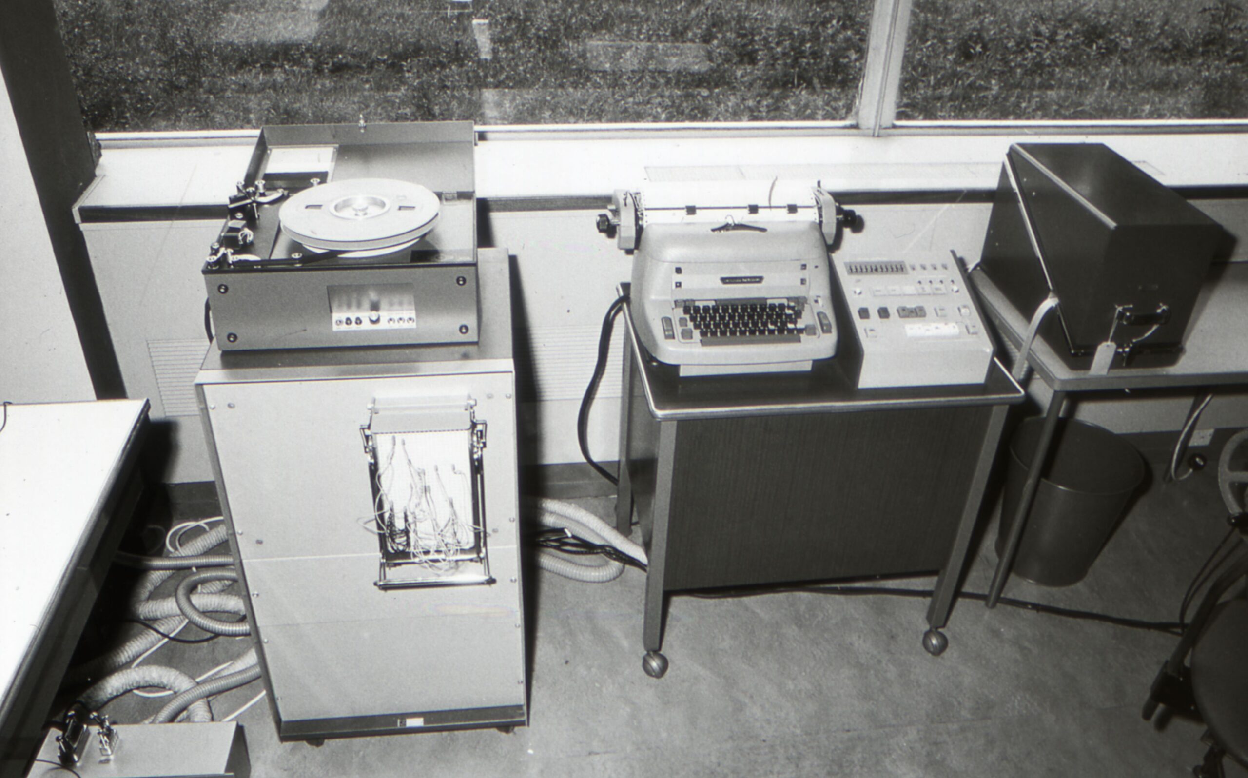 Experimental digitising equipment, 1971
