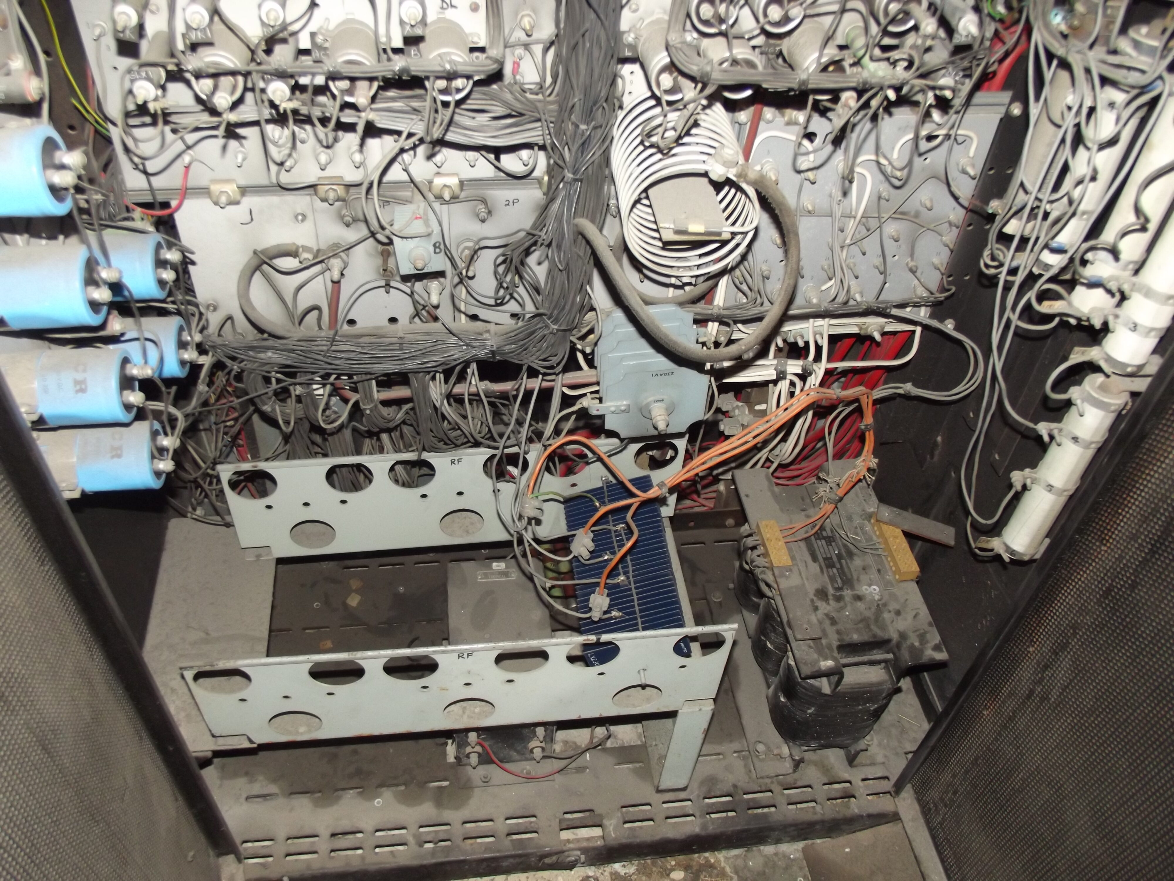 Rear of A lift's Otis lift control cabinet, 24 Sep 2011