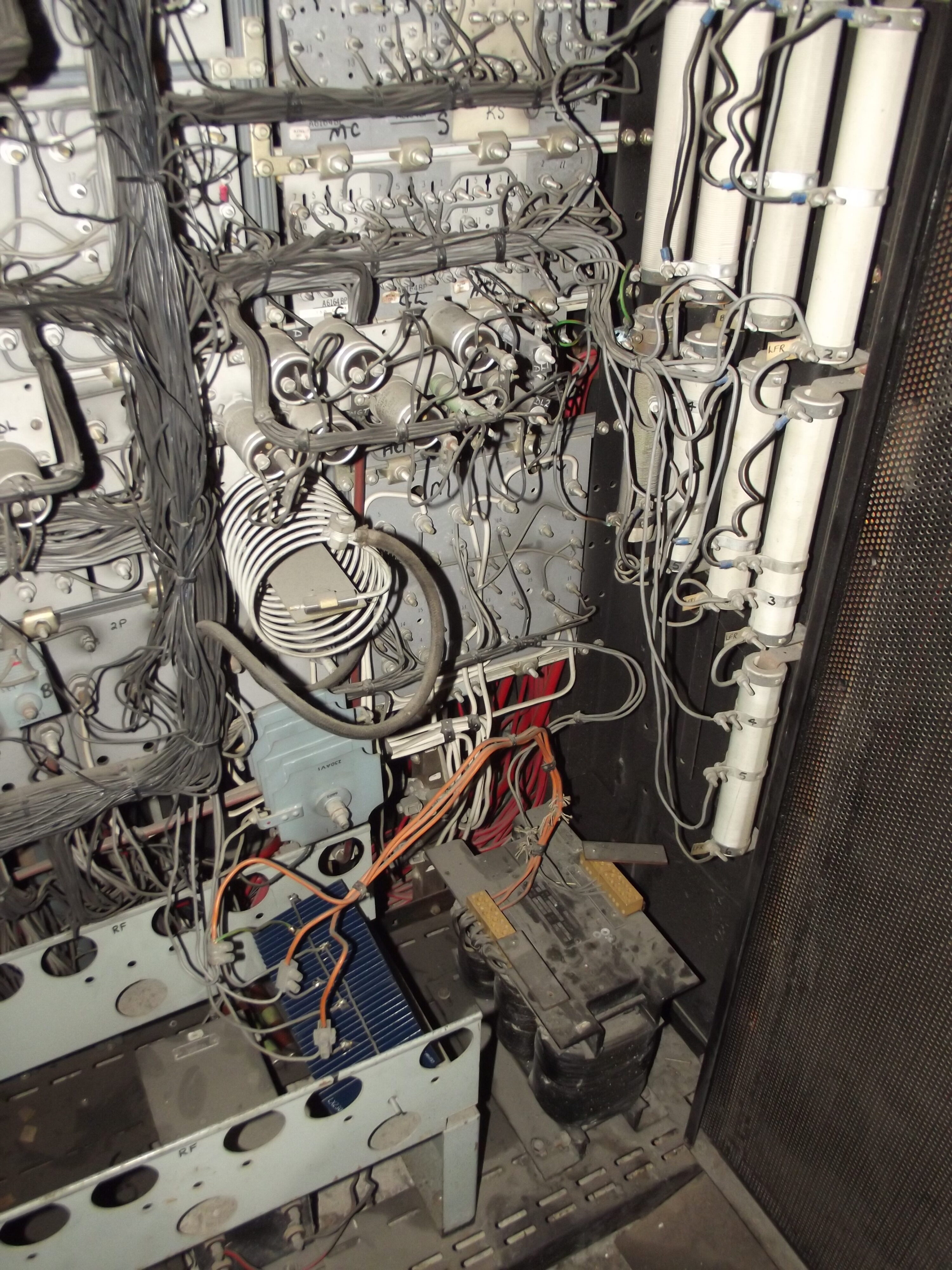 Rear of A lift's Otis lift control cabinet, 24 Sep 2011