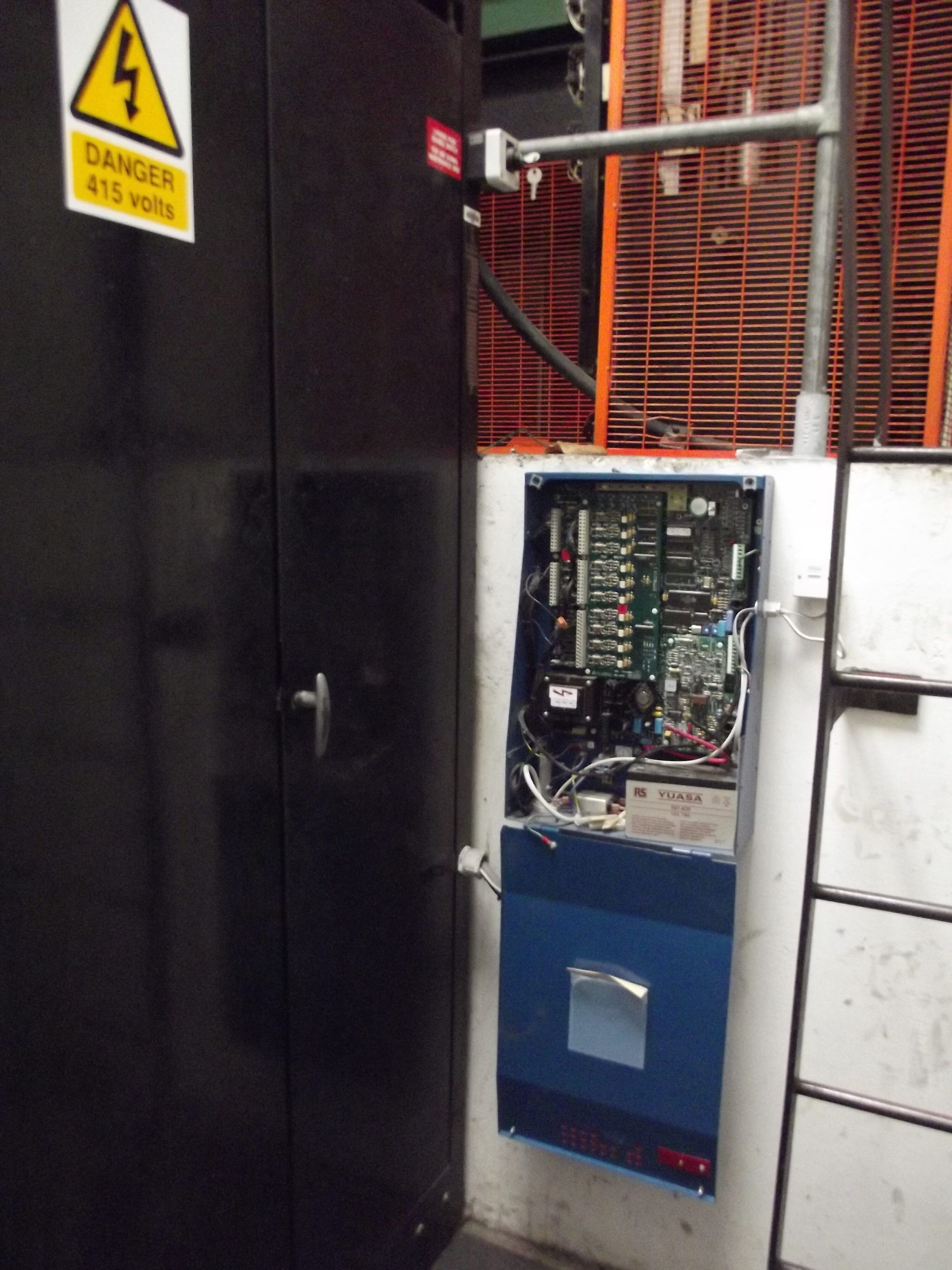 A lift control cabinet and REMS unit, 24 Sep 2011
