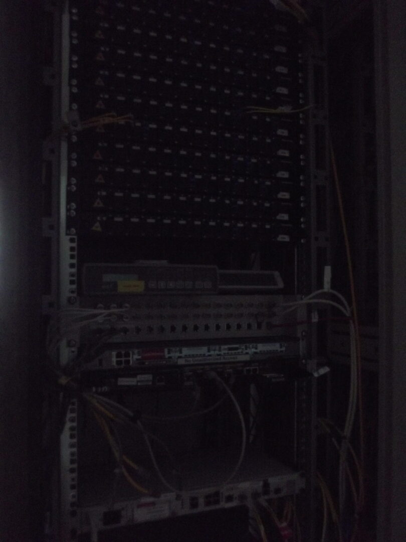 W407 WAN equipment cabinet, 24 Sep 2011.