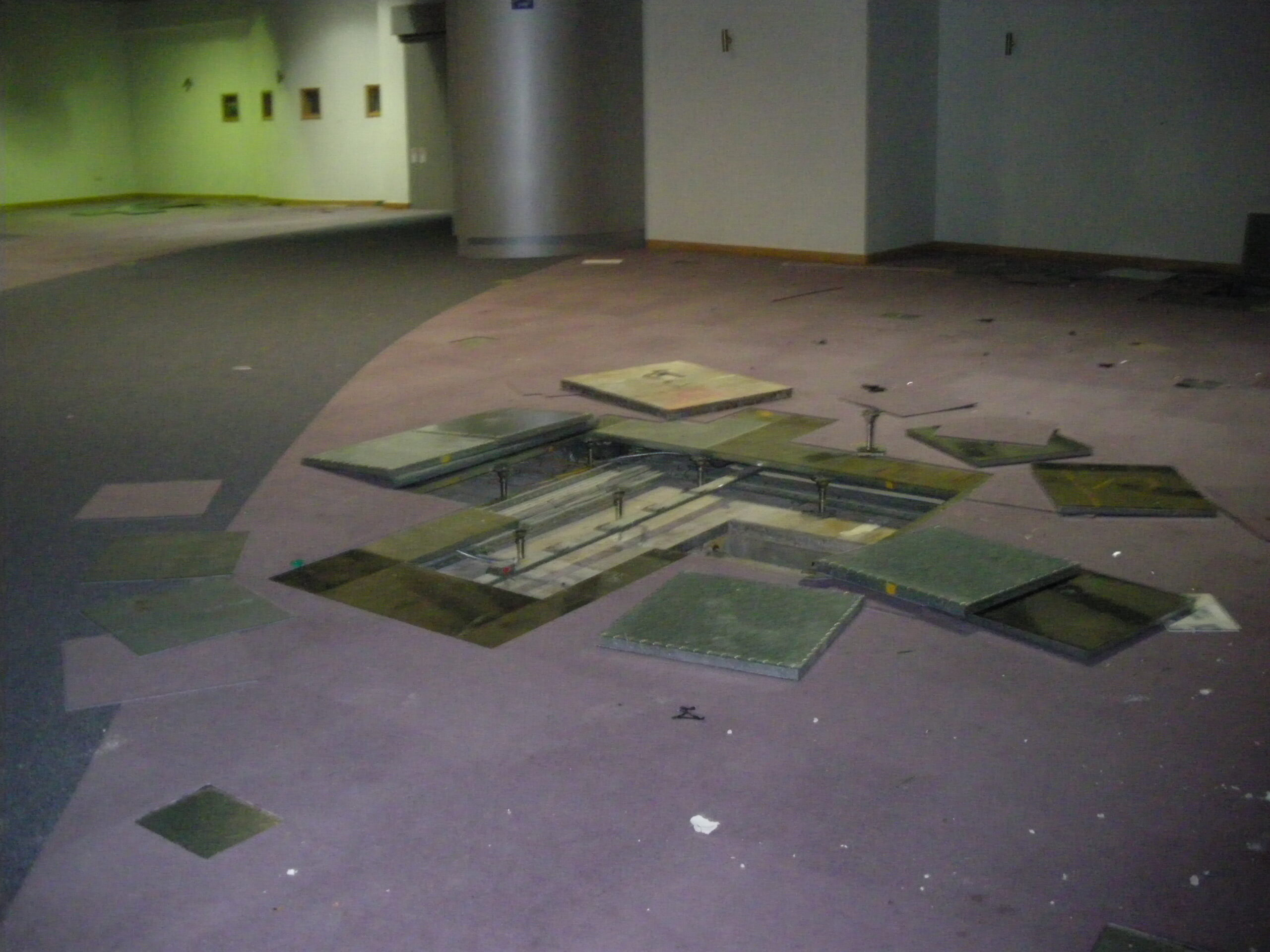 Business Centre raised flooring system, 11 Sep 2011