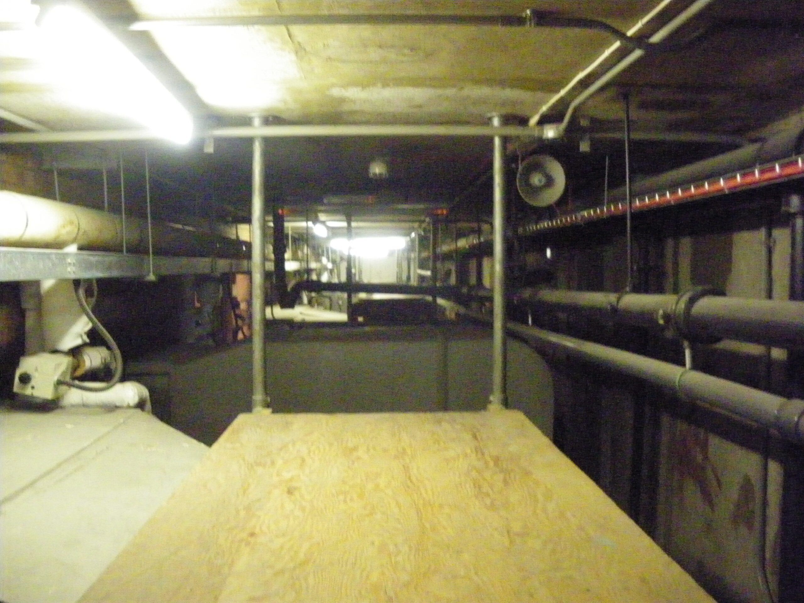 Ducts, 2nd floor centre spur ventilation plant, 13 Sep 2011