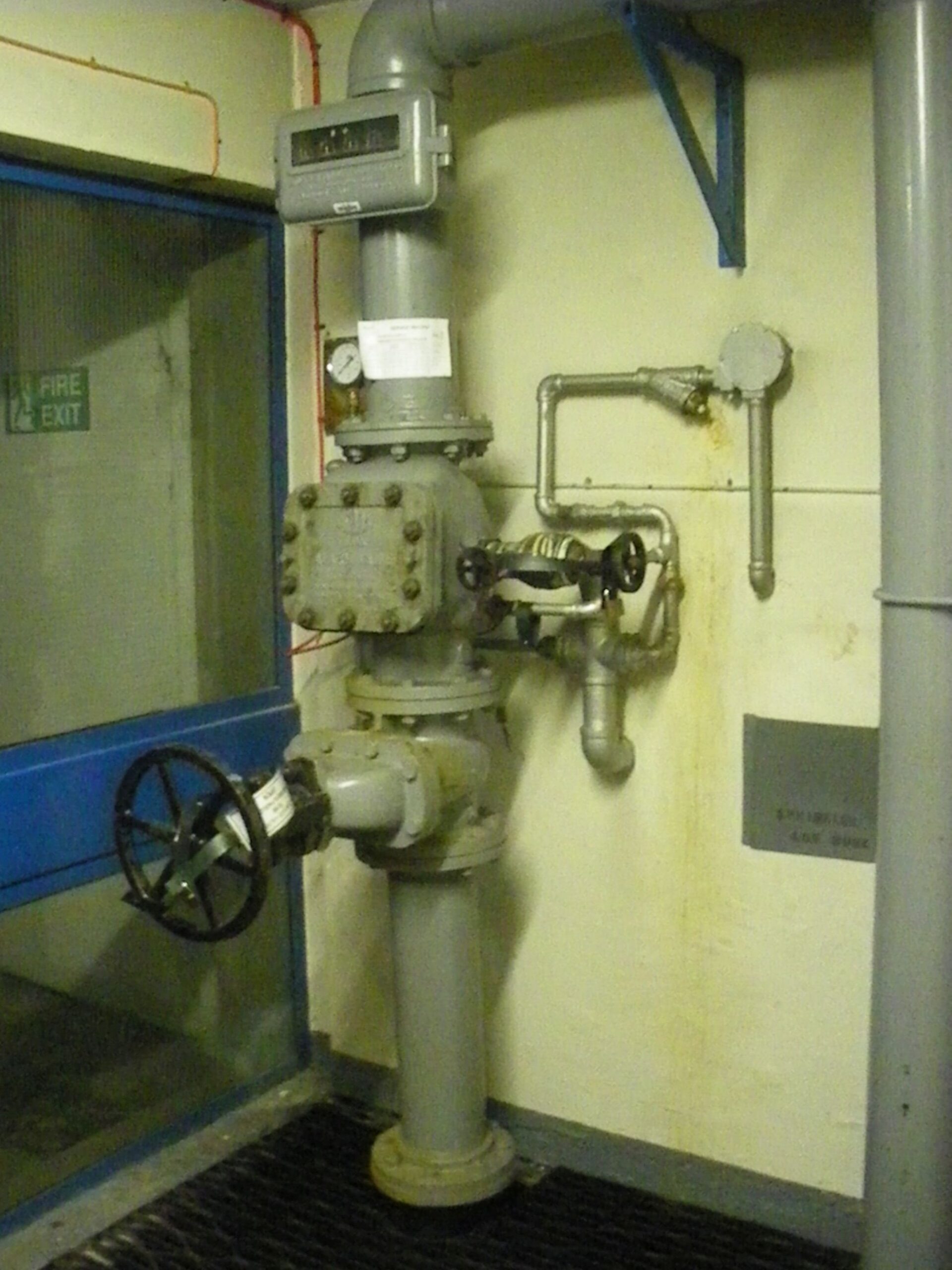 Sprinkler strop valve by Refrigeration Plant, 13 Sep 2011