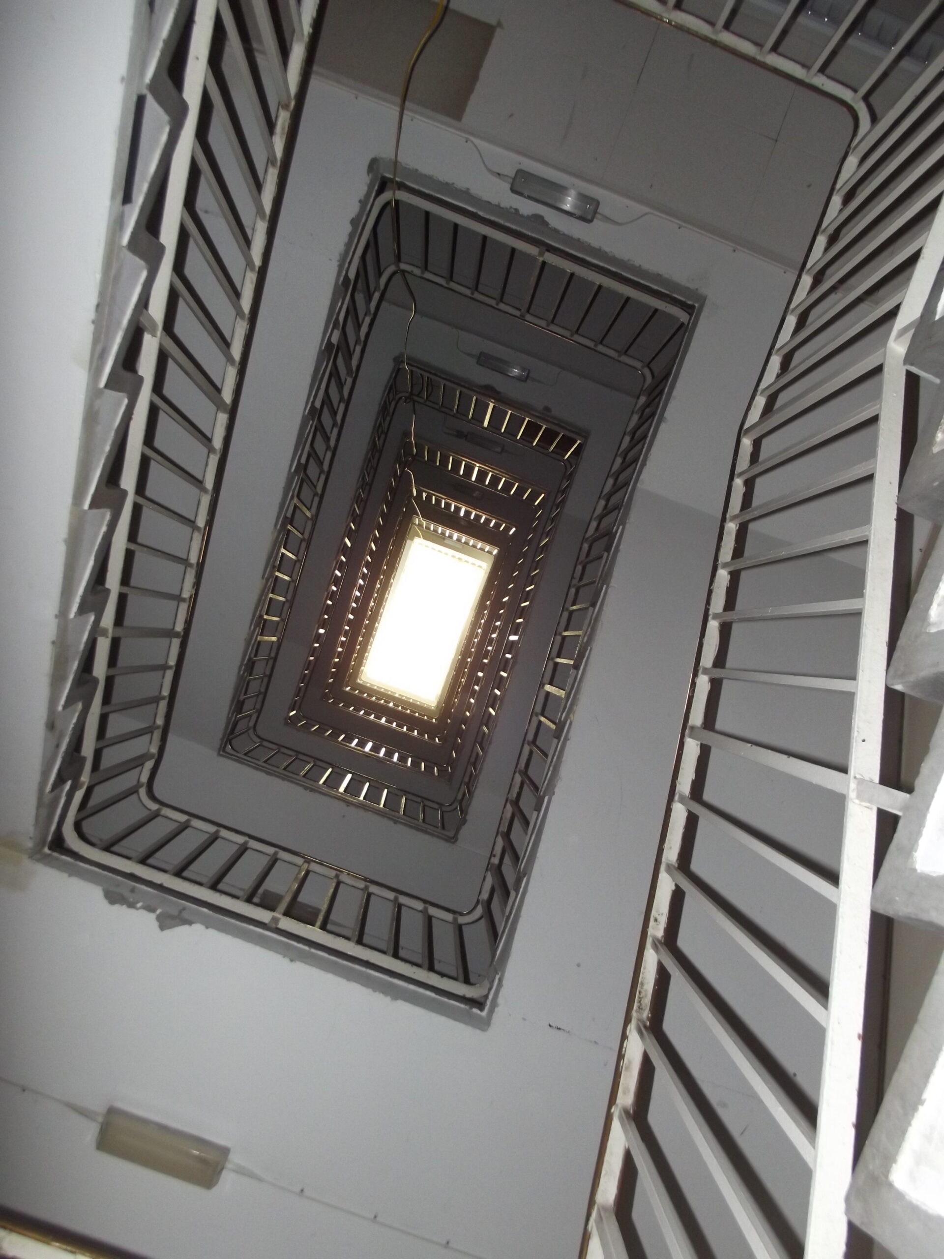F Core stairs, ground floor