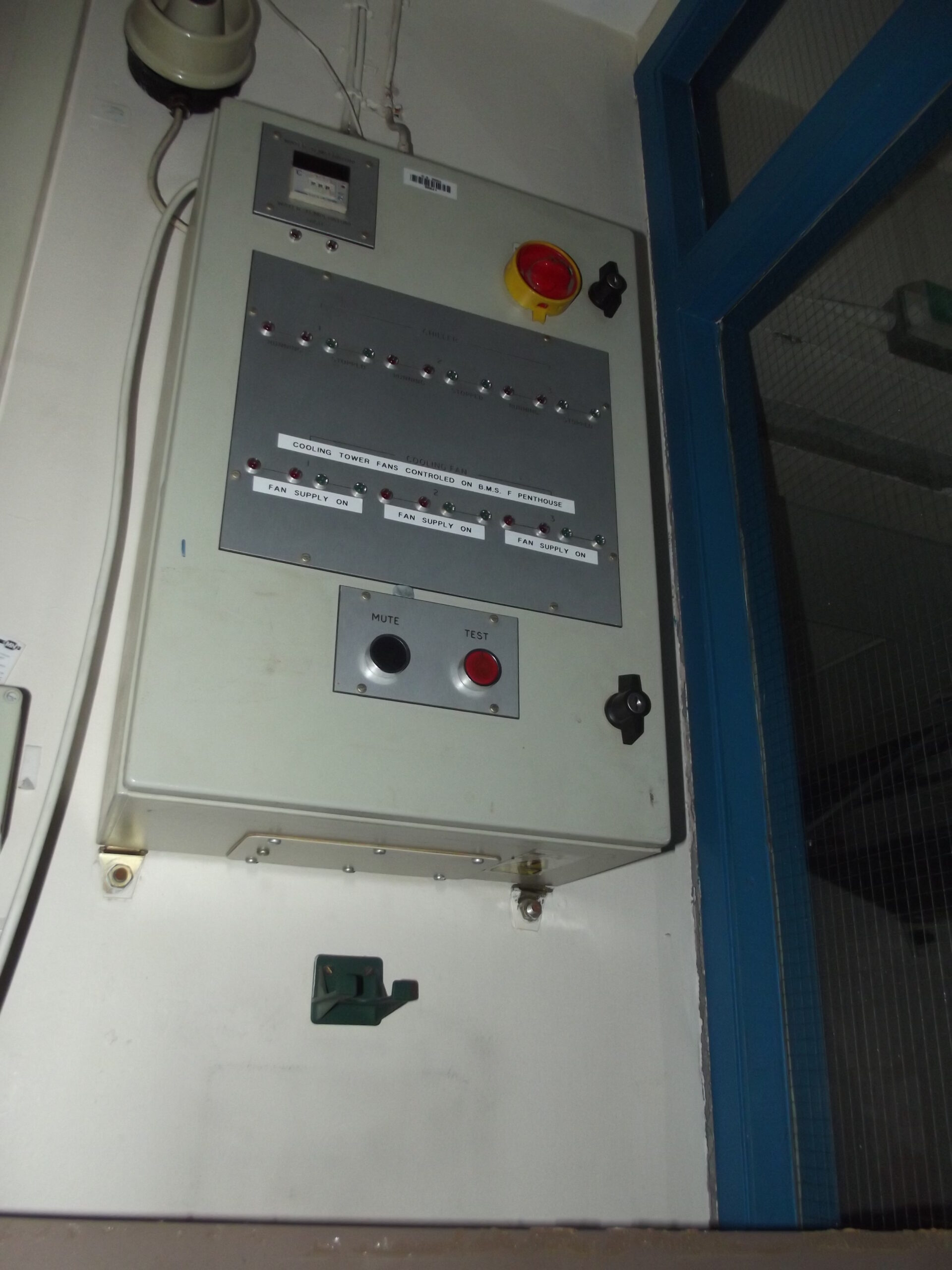 Indicator panel, plant attendant suite by F Core turnstile