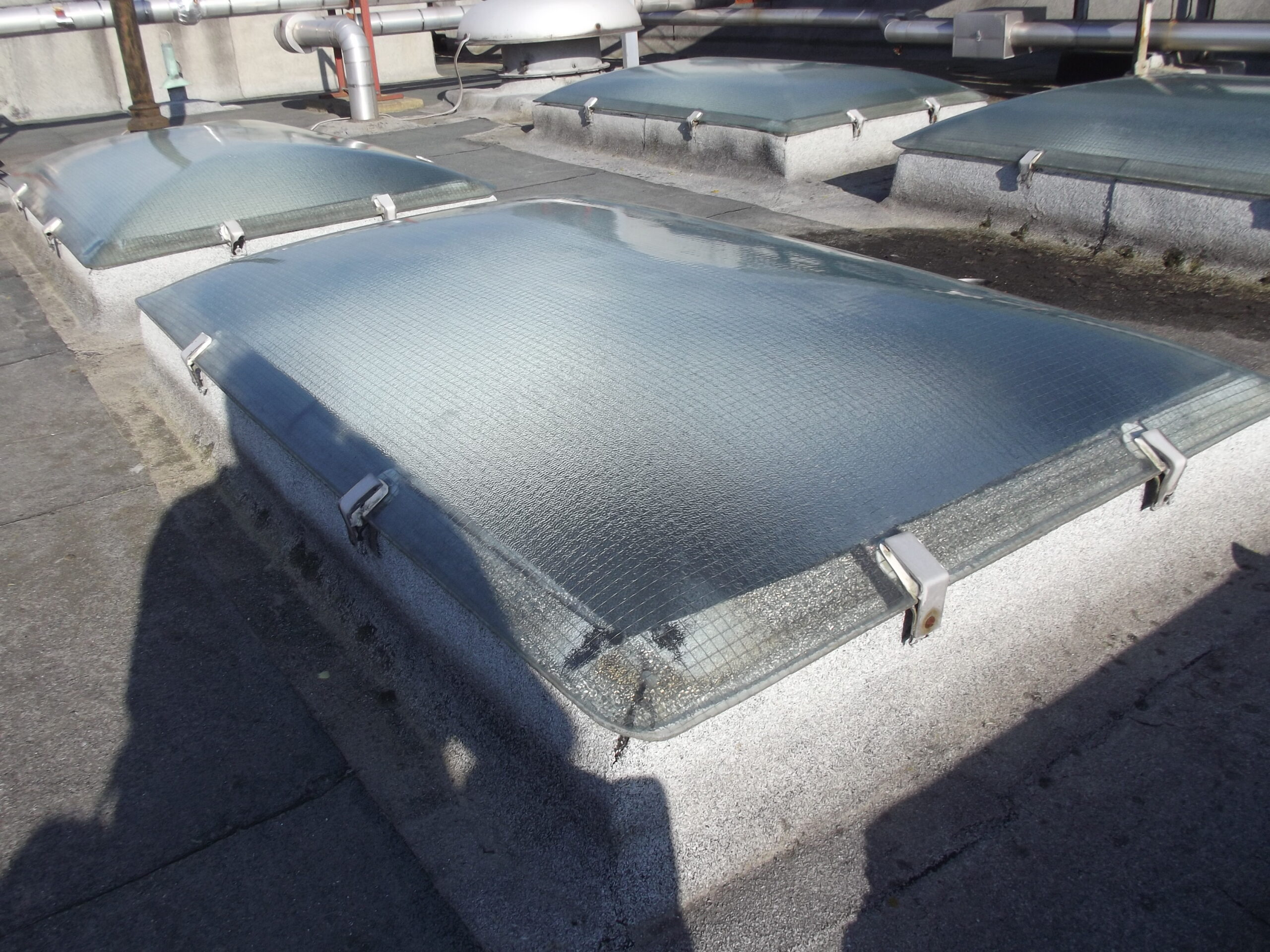 West Block roof - G Core rooflights