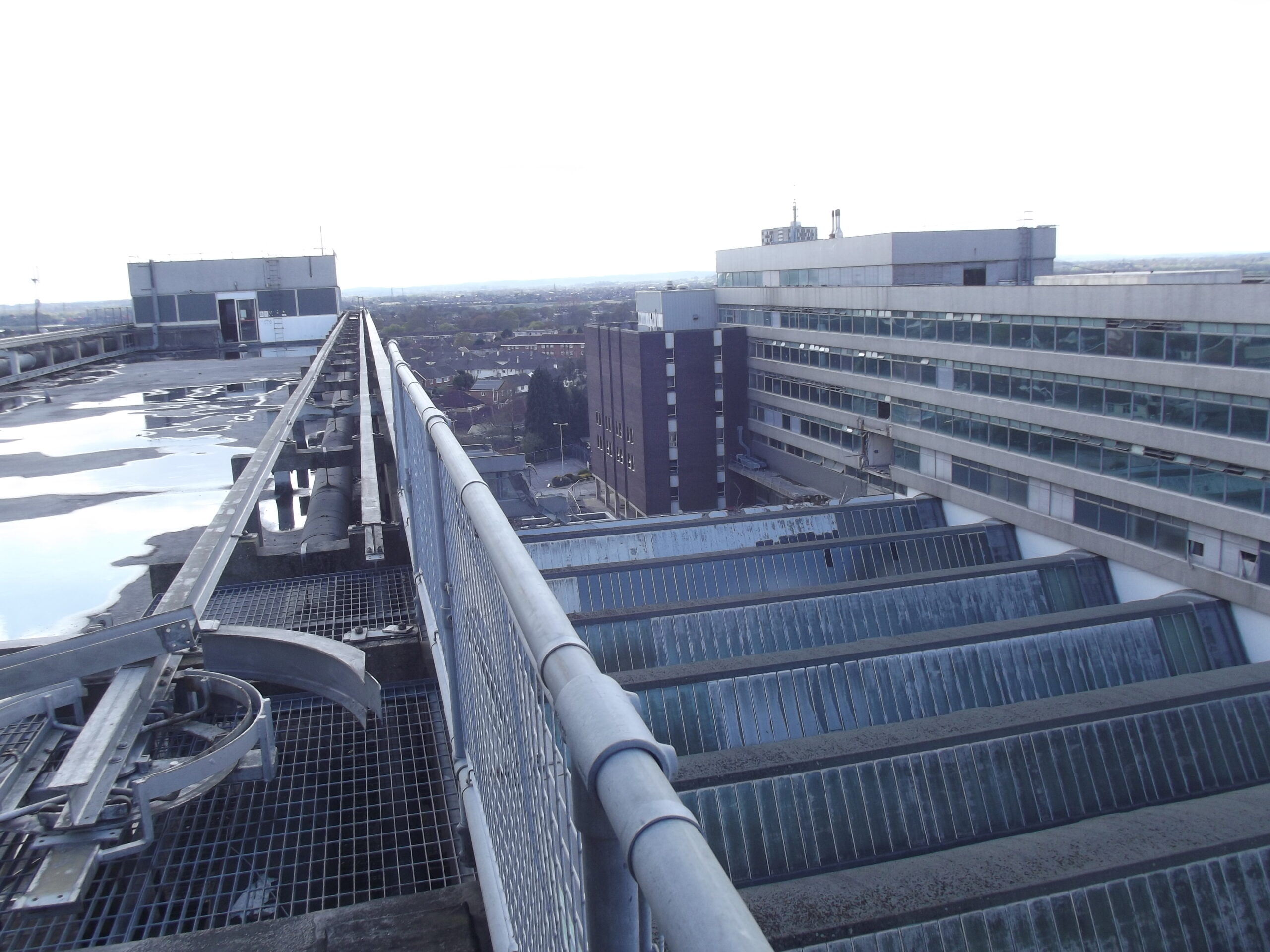 View across Business Centre roof from A Core Penthouse