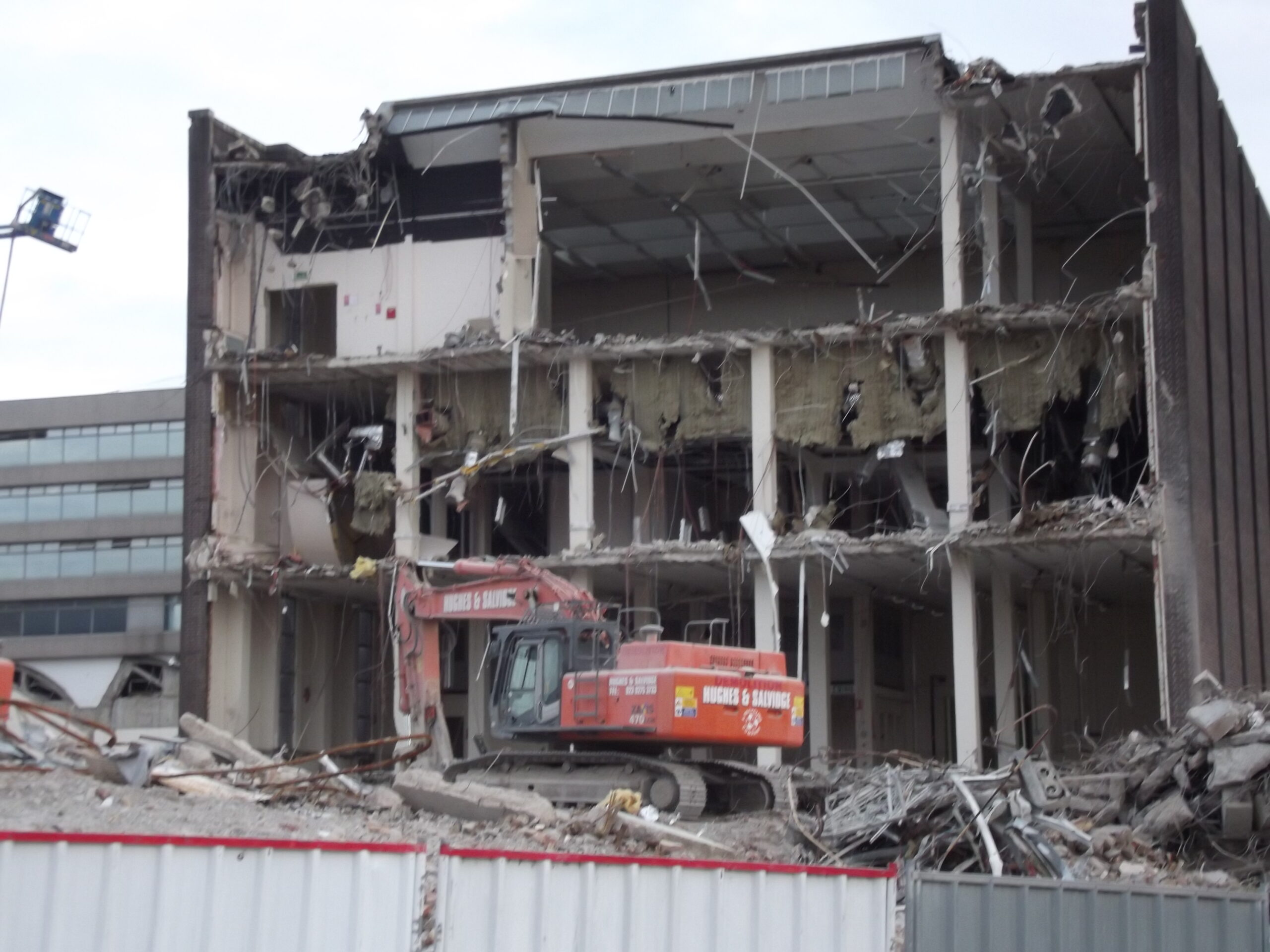 West Block demolition, 16 Apr 2012