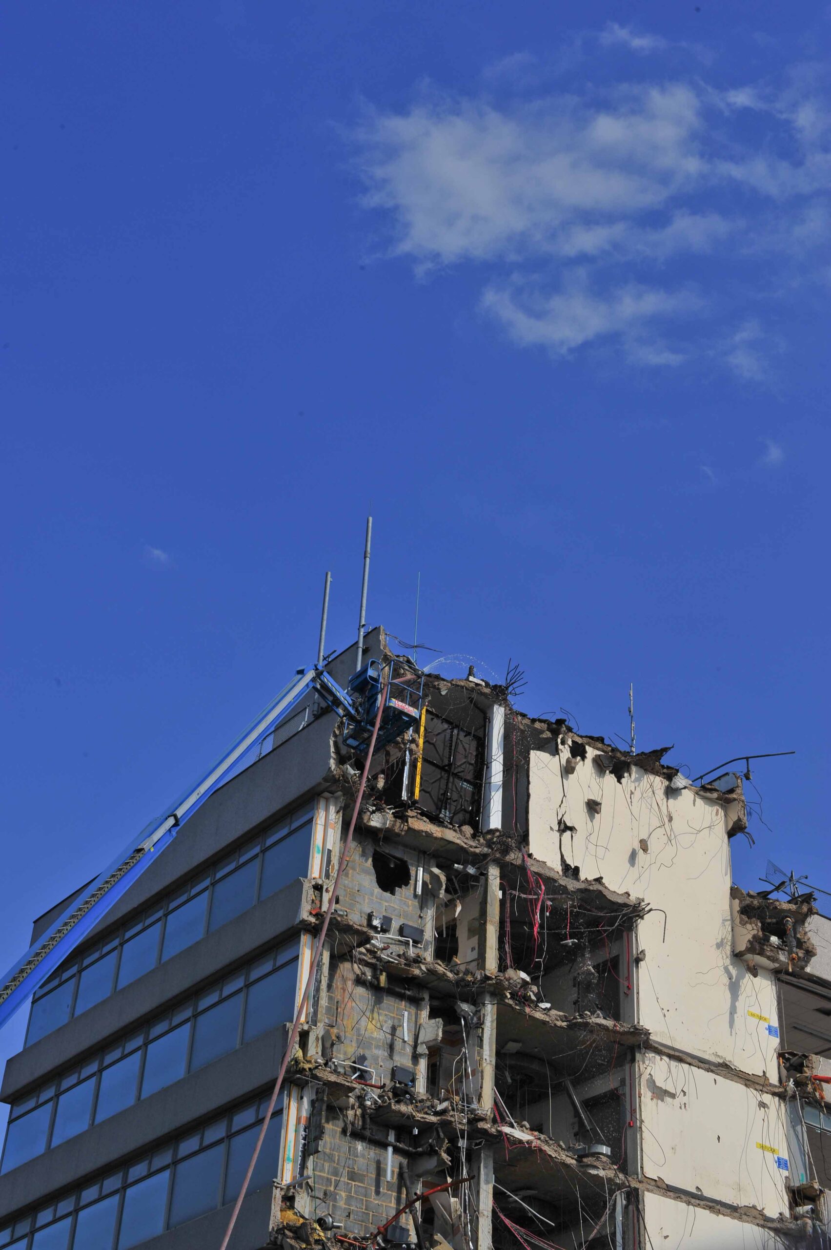 Demolition of C Core Penthouse - 2 Apr 2012