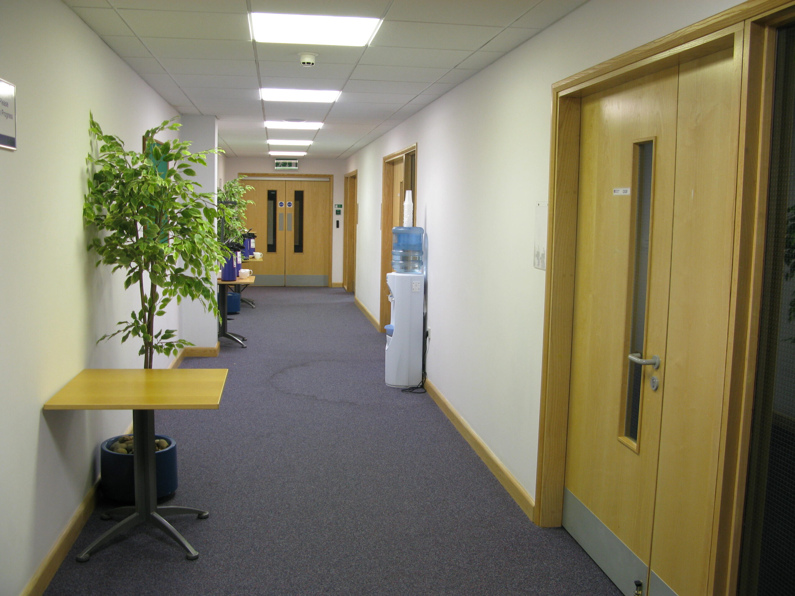 Business Centre training room corridor