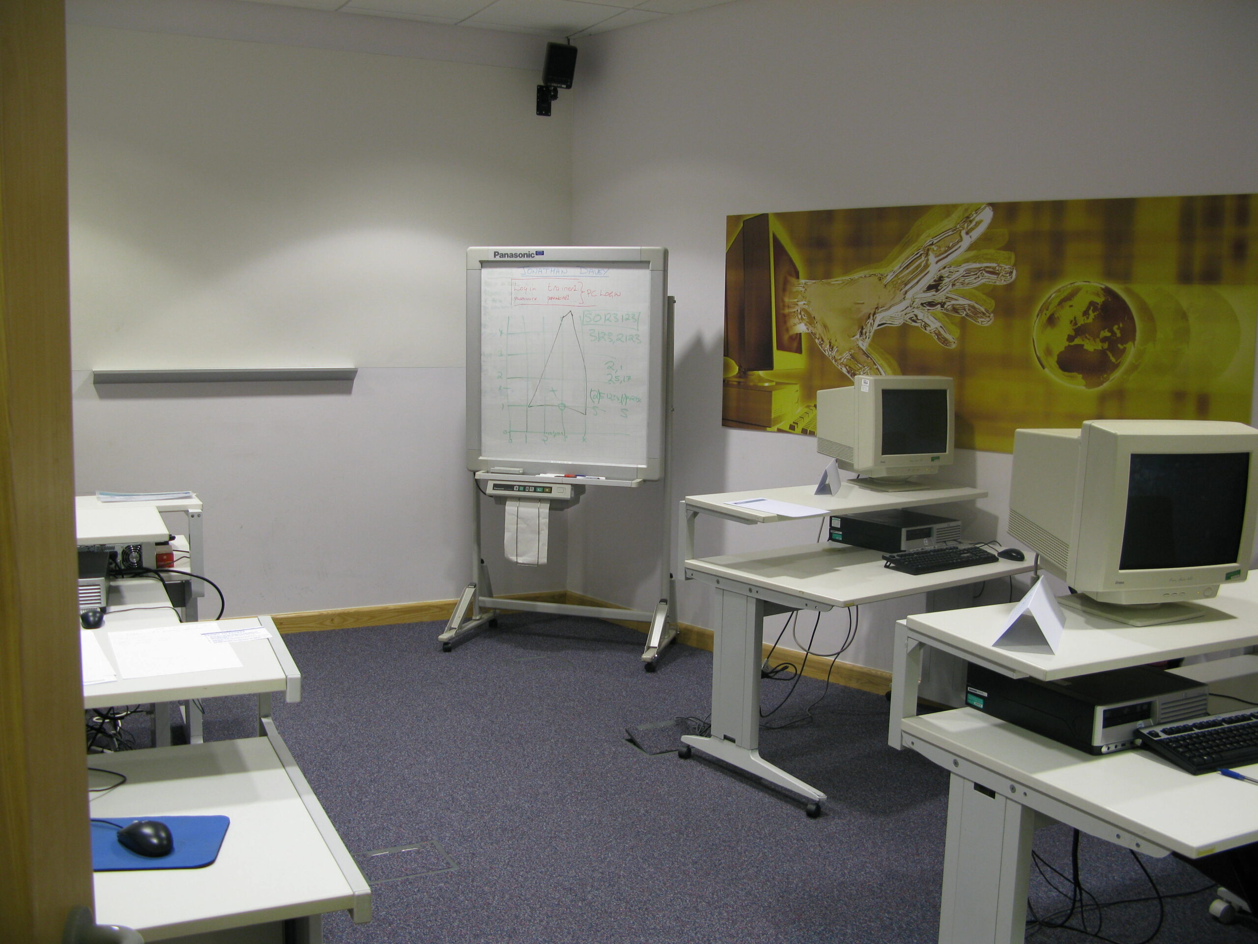 One of the Business Centre's new training rooms (C028-C030).
